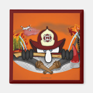 Íman Ímã 3 de Kilroy do sapador-bombeiro