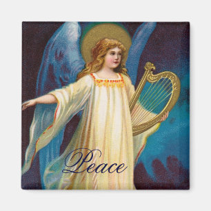 Íman Ímã 4 do anjo da paz de um grupo de 4