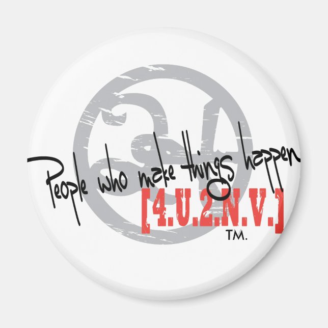 Íman ímã 4.U.2.N.V (Frente)