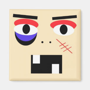 Íman Ímã abstrato do pugilista dos desenhos animados