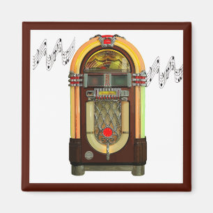 Íman Ímã acima crescido do jukebox