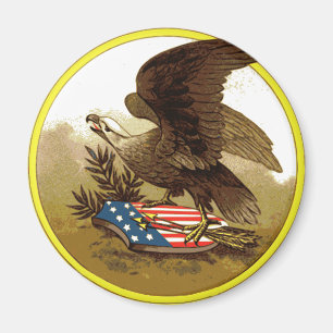 Íman Ímã Águia Americana Vintage