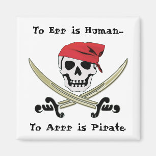 Íman Ímã alegre da conversa do pirata de Roger