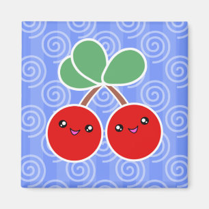 Íman Ímã alegre de Kawaii da cereja
