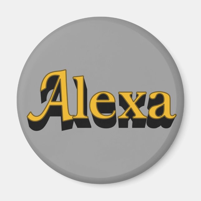 Íman Ímã Alexa (Frente)