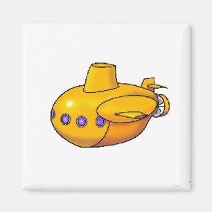 Íman Ímã amarelo do submarino  