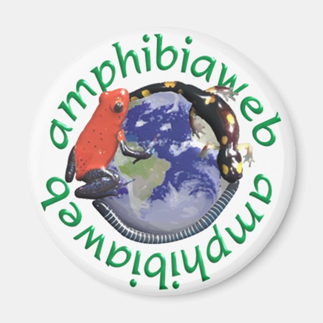 Íman ímã AmphibiaWeb (Frente)