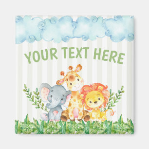 Íman Ímã animal do refrigerador do jardim zoológico 