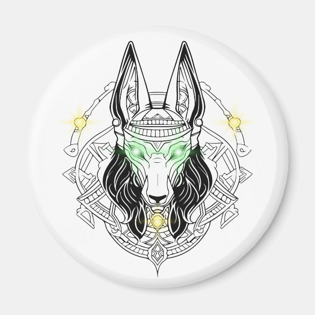 Íman Imã Anubis / Anubis Magnet (Frente)