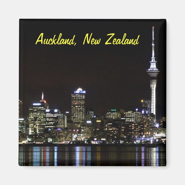 Íman ímã Auckland Nova Zelândia (Frente)