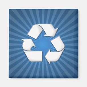 Íman Ímã azul 001 do reciclar
