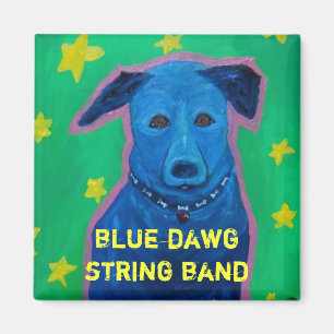 Íman Ímã azul da banda de corda de Dawg