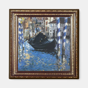 Íman Ímã azul da obra-prima de Manet Veneza