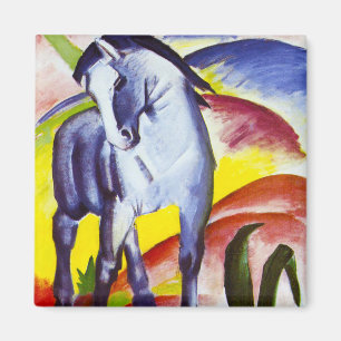 Íman Ímã azul do cavalo de Franz Marc