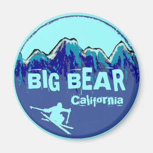 Íman Ímã azul do esqui da cerceta de Big Bear