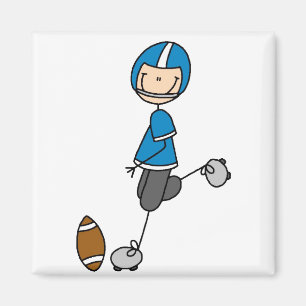 Íman Ímã azul do jogador de futebol