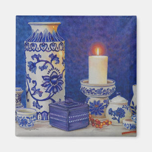 Íman ímã azul e branco