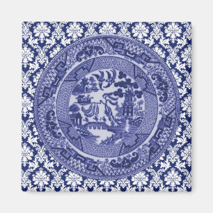 Íman Ímã azul v4 do design de China do salgueiro