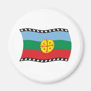 Íman Ímã Bandeira dos Mapuches
