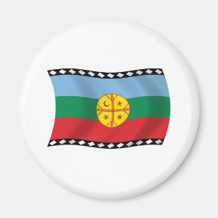 Íman Ímã Bandeira dos Mapuches