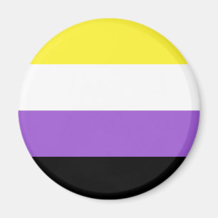 Íman Ímã Bandeira LGBT Não-binário