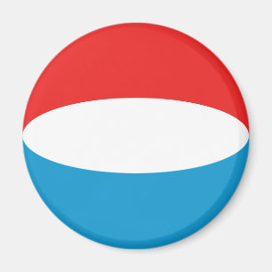 Íman Ímã Bandeira Olho de Peixe do Luxemburgo