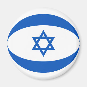 Íman Ímã Bandeira Olho de Peixe Israel