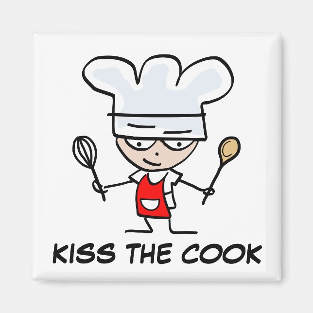 Íman Ímã beije o cozinheiro (Frente)