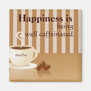 Íman Ímã bom de Caffeinated para amantes do café