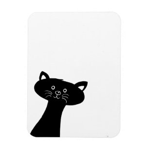 Íman Ímã bonito da foto do gato preto