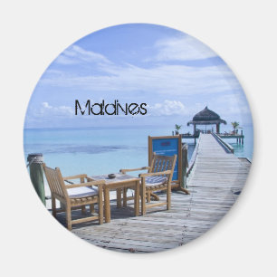 Íman Ímã bonito da praia de Maldives