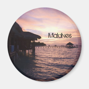 Íman Ímã bonito da praia de Maldives