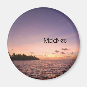 Íman Ímã bonito da praia de Maldives