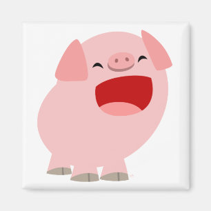 Íman Ímã bonito do porco do canto dos desenhos animad