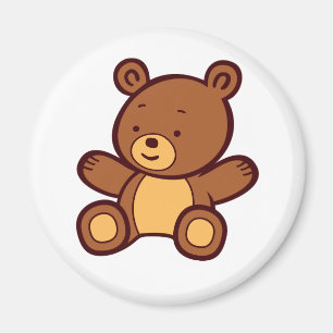 Íman Ímã bonito do urso de ursinho dos desenhos