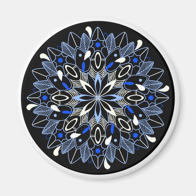 Íman ímã Bonito Mandala (Frente)