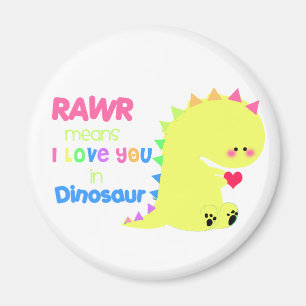 Íman Ímã bonito RAWR do dinossauro