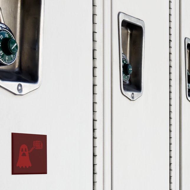 Íman Ímã Boo-Vermelho (In Situ (Locker))