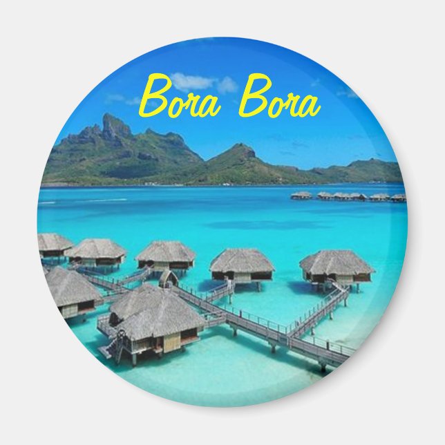 Íman ímã Bora Bora (Frente)