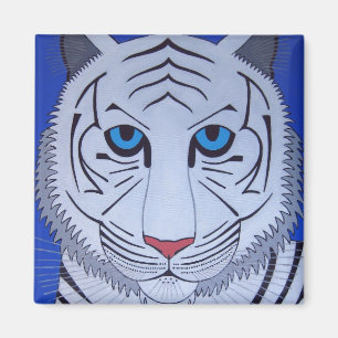 Íman Ímã branco do tigre!