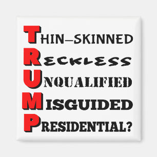 Íman Ímã branco do trunfo em resumo