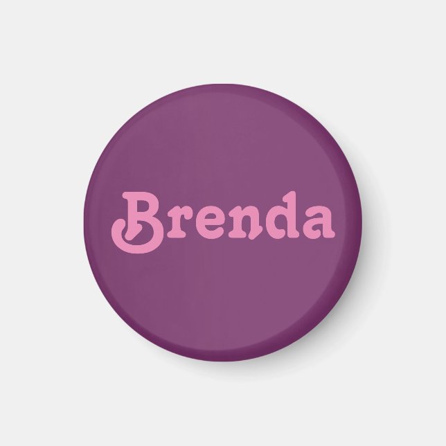Íman Ímã Brenda (Frente)