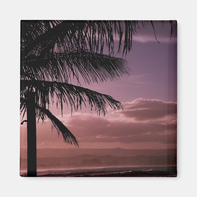 Íman Ímã Brilho da Tarde Coolangatta Austrália (Frente)