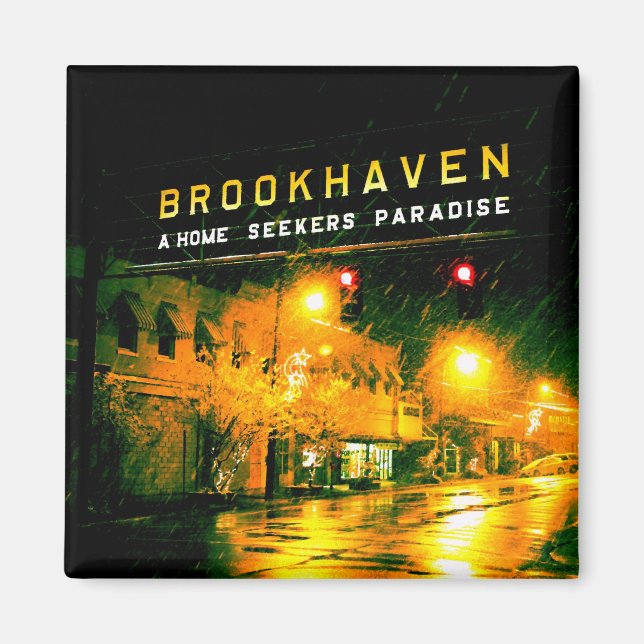 Íman ímã Brookhaven Mississippi (Frente)