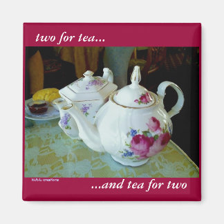 Íman ímã - bules de chá em inglês