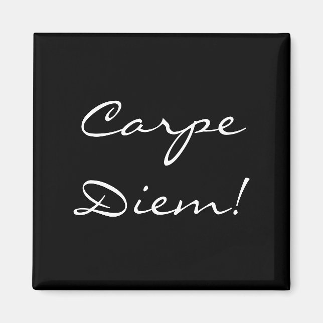 Íman ímã Carpe Diem (Frente)