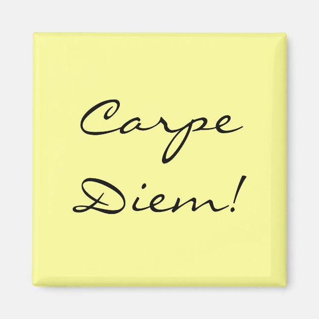 Íman ímã Carpe Diem (Frente)