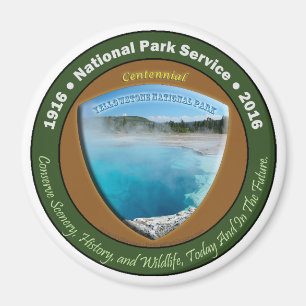 Íman Ímã centenário Yellowstone 3 do parque nacional