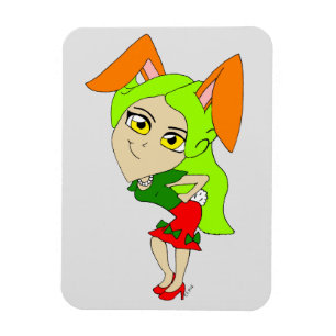 Íman ímã chibi bunnygirl