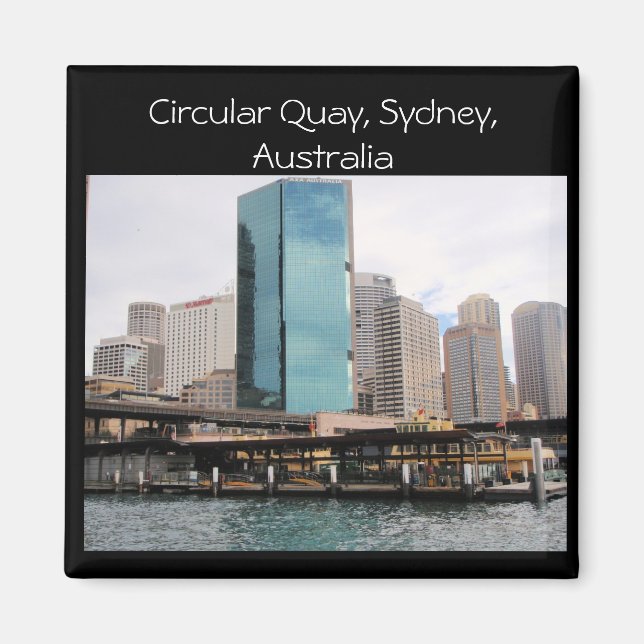 Íman ímã circular sydney (Frente)